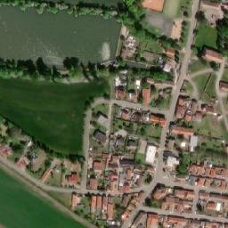 Satellite imagery of [Hospozín] church t., CZ