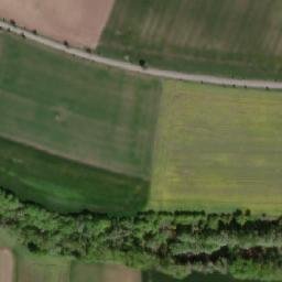Satellite imagery of [Hospozín] church t., CZ