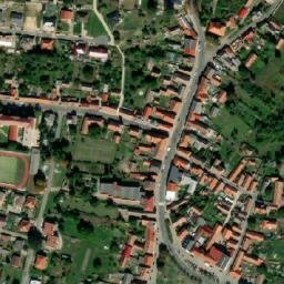 Satellite imagery of [Rožďalovice] church t., CZ