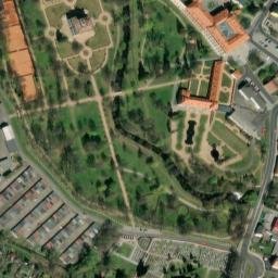 Satellite imagery of [Ostrov nad Ohří] heating plant chimney, CZ