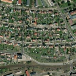 Satellite imagery of [Ostrov nad Ohří] heating plant chimney, CZ