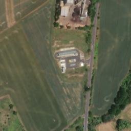 Satellite imagery of [Žatec] heating plant chimney, CZ