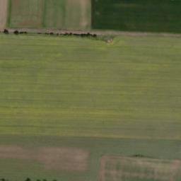 Satellite imagery of [Hospozín] church t., CZ