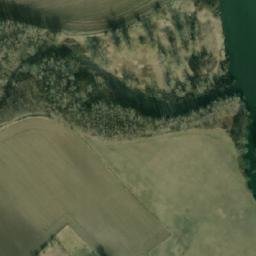 Satellite imagery of [Obříství] church t., CZ