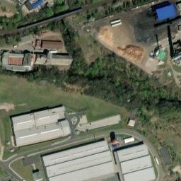 Satellite imagery of [Ostrov nad Ohří] heating plant chimney, CZ