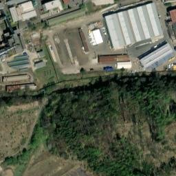 Satellite imagery of [Ostrov nad Ohří] heating plant chimney, CZ