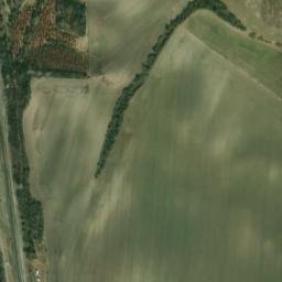 Satellite imagery of [Klobuky] church t., CZ