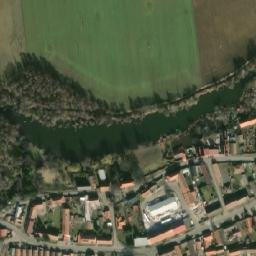 Satellite imagery of [Hostín u Vojkovic] church t., CZ