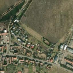 Satellite imagery of [Hostín u Vojkovic] church t., CZ
