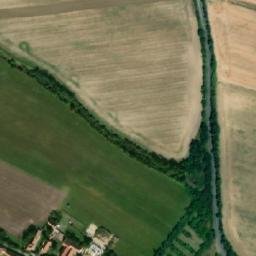 Satellite imagery of [Čečelice] church t., CZ
