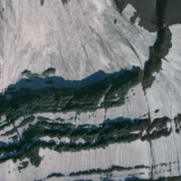 Satellite imagery of Courcelette Peak, CA