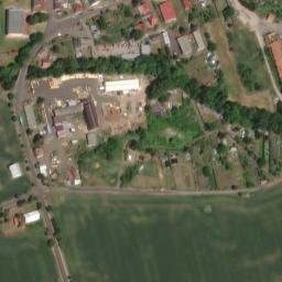 Satellite imagery of [Radonice u Kadaně] church t., CZ