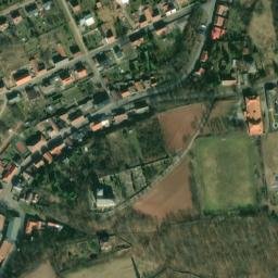 Satellite imagery of [Klobuky] church t., CZ