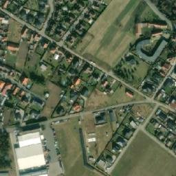 Satellite imagery of [Obříství] church t., CZ