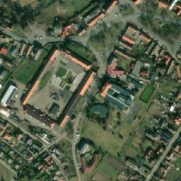 Satellite imagery of [Obříství] church t., CZ