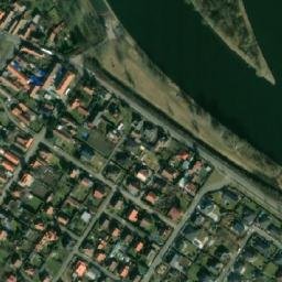 Satellite imagery of [Obříství] church t., CZ