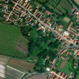 Satellite imagery of [Čečelice] church t., CZ