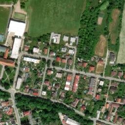 Satellite imagery of Town hall [Dobruška] outlook t., CZ