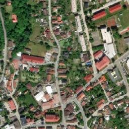 Satellite imagery of Town hall [Dobruška] outlook t., CZ