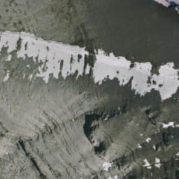 Satellite imagery of Courcelette Peak, CA