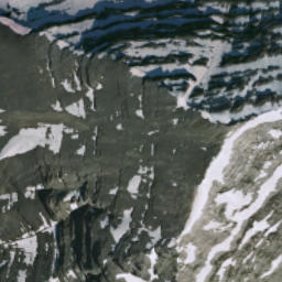 Satellite imagery of Courcelette Peak, CA