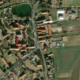 Satellite imagery of [Žatec-Radíčeves] church t., CZ