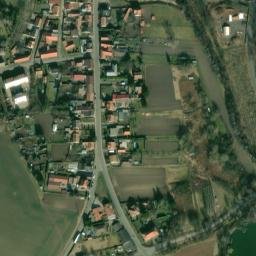 Satellite imagery of [Klobuky] church t., CZ