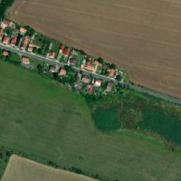 Satellite imagery of [Čečelice] church t., CZ