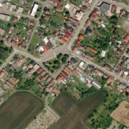 Satellite imagery of [Smidary] church t., CZ