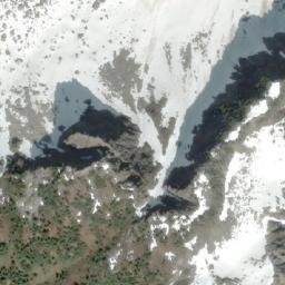 Satellite imagery of Twin Goat Mountain, CA