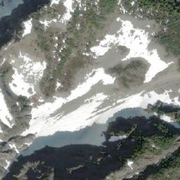 Satellite imagery of Twin Goat Mountain, CA