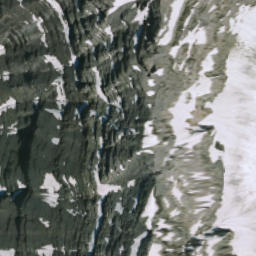 Satellite imagery of Courcelette Peak, CA