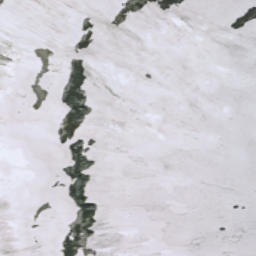 Satellite imagery of Courcelette Peak, CA