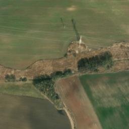Satellite imagery of sv.Blažej [Žerotín u Panenského Týnce] sanctus church t., CZ