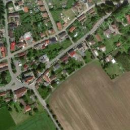 Satellite imagery of [Libřice] church t., CZ