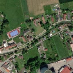 Satellite imagery of [České Meziříčí] sugar factory chimney, CZ