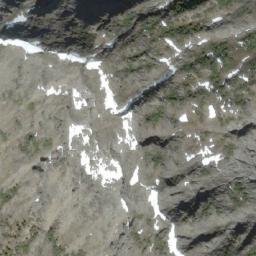 Satellite imagery of Twin Goat Mountain, CA