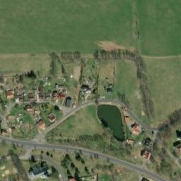 Satellite imagery of [Jindřichovice v Krušných horách] church t., CZ