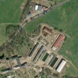 Satellite imagery of [Jindřichovice v Krušných horách] church t., CZ