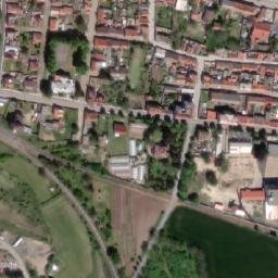 Satellite imagery of [Zlonice] church t., CZ