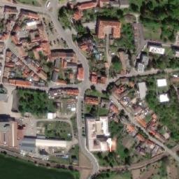 Satellite imagery of [Zlonice] church t., CZ
