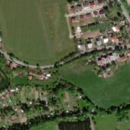 Satellite imagery of [Velvary] church t., CZ