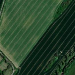 Satellite imagery of [Osoblaha] cemetery church t., CZ