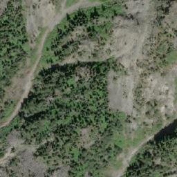Satellite imagery of Twin Goat Mountain, CA