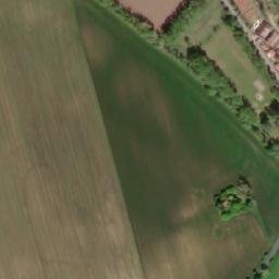 Satellite imagery of [Černuc-Nabdín] church sanctus t., CZ