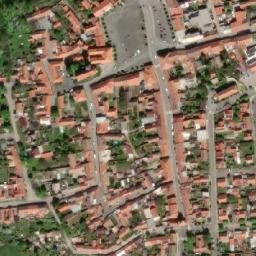 Satellite imagery of [Velvary] church t., CZ