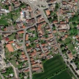 Satellite imagery of [Všetaty] church t., CZ