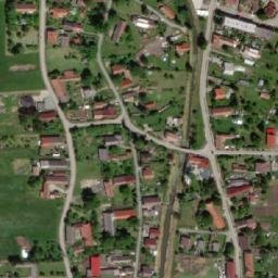 Satellite imagery of [České Meziříčí] sugar factory chimney, CZ