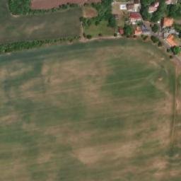 Satellite imagery of [Veliká Ves-Podlesice] church t., CZ