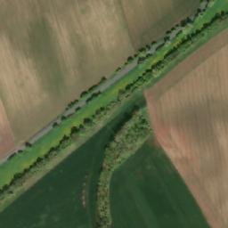 Satellite imagery of [Černuc-Nabdín] church sanctus t., CZ